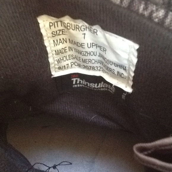 Camouflage Mossy Oak Thinsulate Zip Hunting Boots Sz 7 - Picture 9 of 9